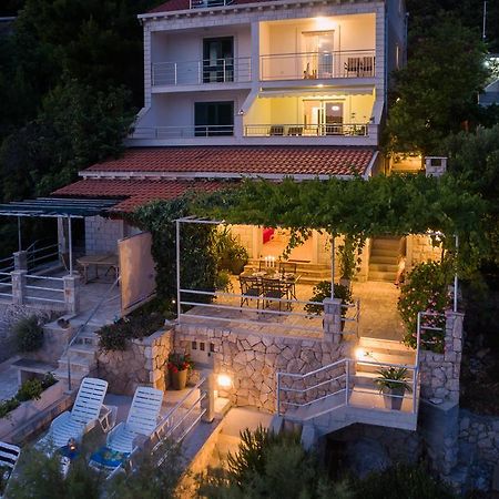 Apartments Ratac Lobrovic With Private Beach And Beautiful Sunset Slano Eksteriør bilde